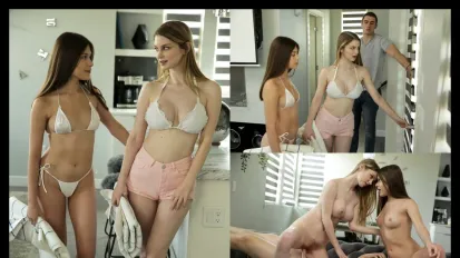 兩位金髮美女與繼兄瘋狂三人行